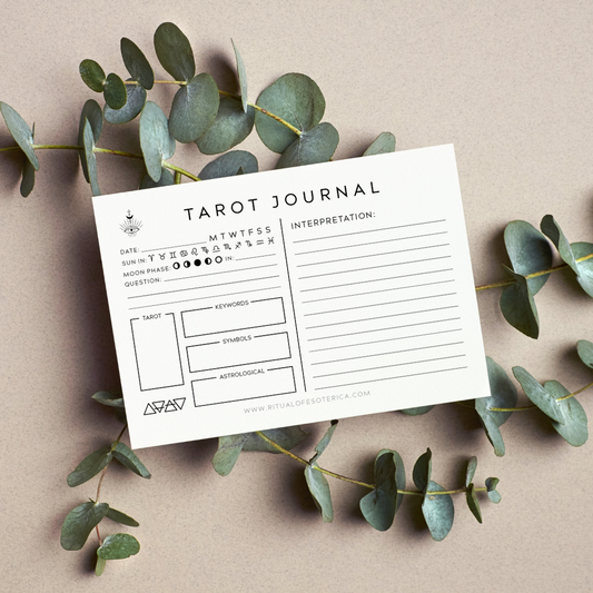 Tarot Journal Sticky Notepad